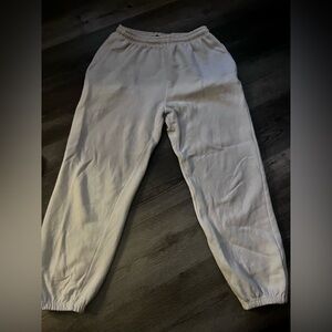 Prettylittlethings white sweatpants